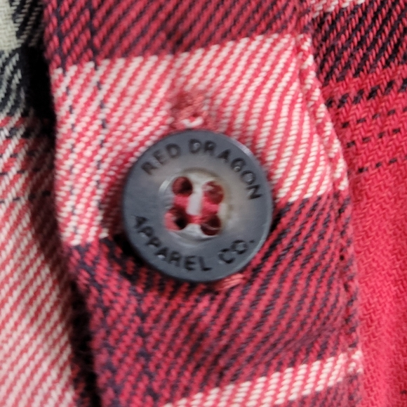 Ladies RDS Red Dragon Plaid Shirt - Picture 4 of 4